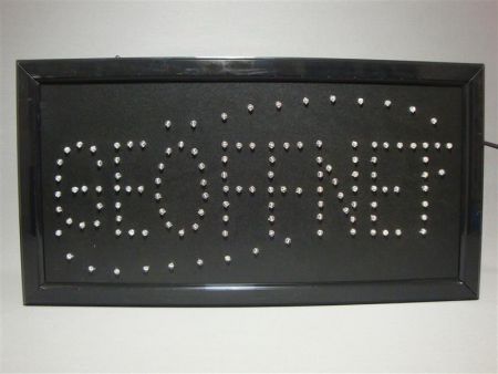 LED DISPLAY ,,Geöffnet,, Werbedisplay Werbeschild Leuchtreklame helle