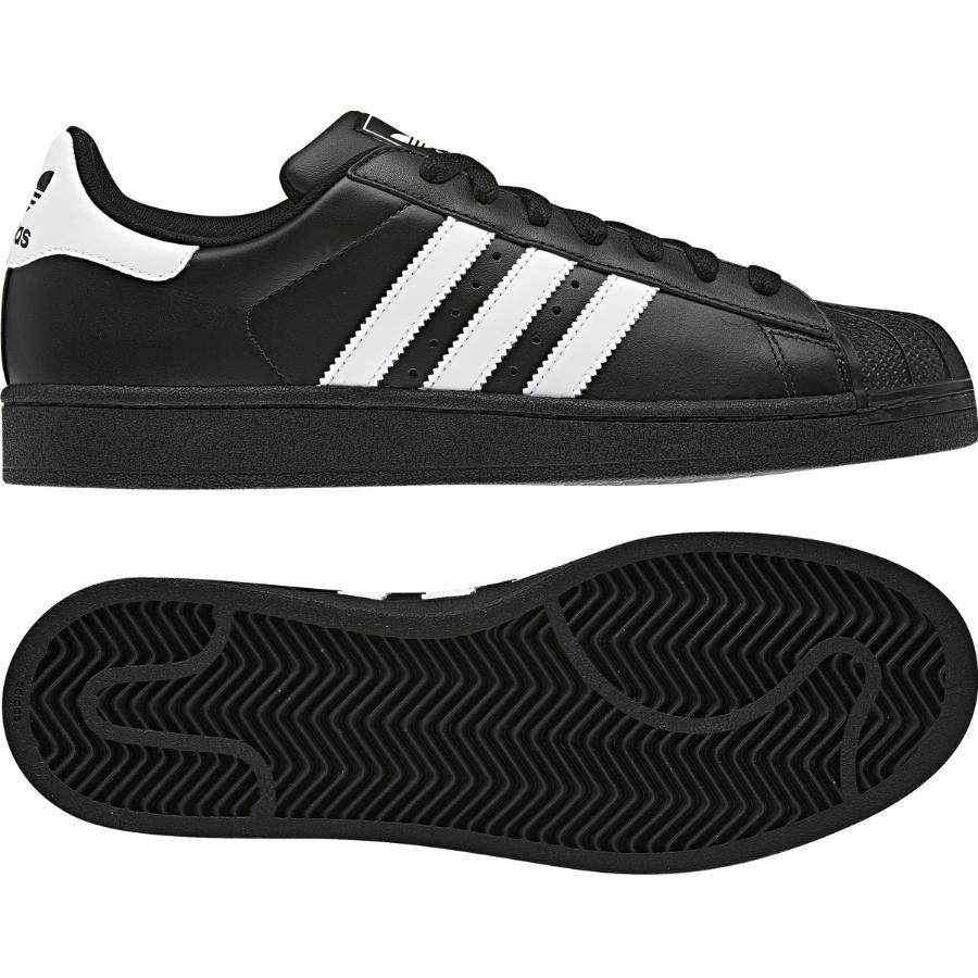 ADIDAS SUPERSTAR II SCHUHE SNEAKER TURNSCHUHE SCHWARZ/WEIß