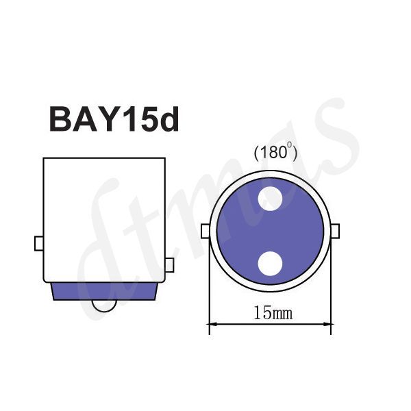 P21/5W 13 SMD LED SMD Lampe BAY15D 1157 Bremslicht Weiß