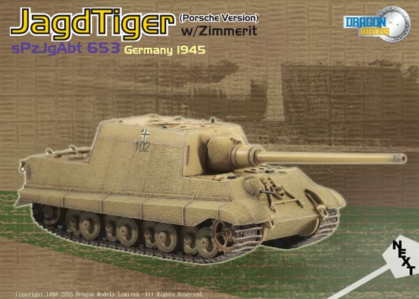 number 60112 1 72 jagdtiger porsche version spzjgabt 653 germany