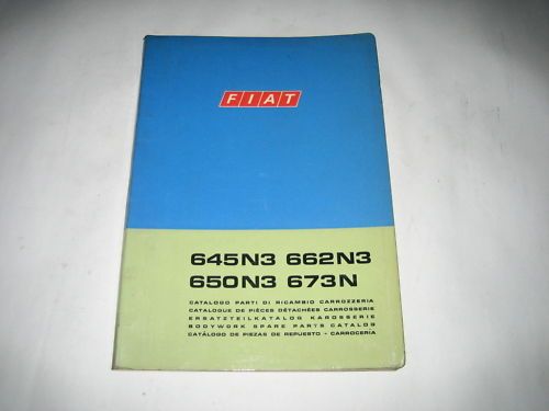 Orig Ersatzteilkatalog Fiat 645 N3 662 N3 650 N3 673 N