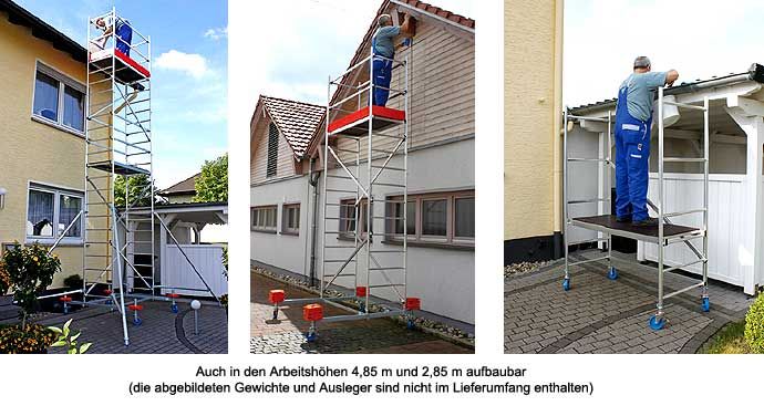 KRAUSE ROLLGERÜST ALU FAHRGERÜST MOBILTEC AH 6,85 M