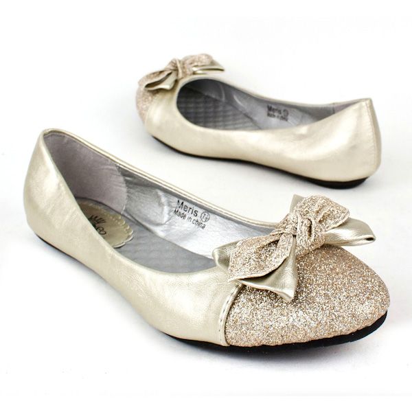 Ballerina Ballet Flats Glitter Pointy Flats Rainbow Womens Shoes