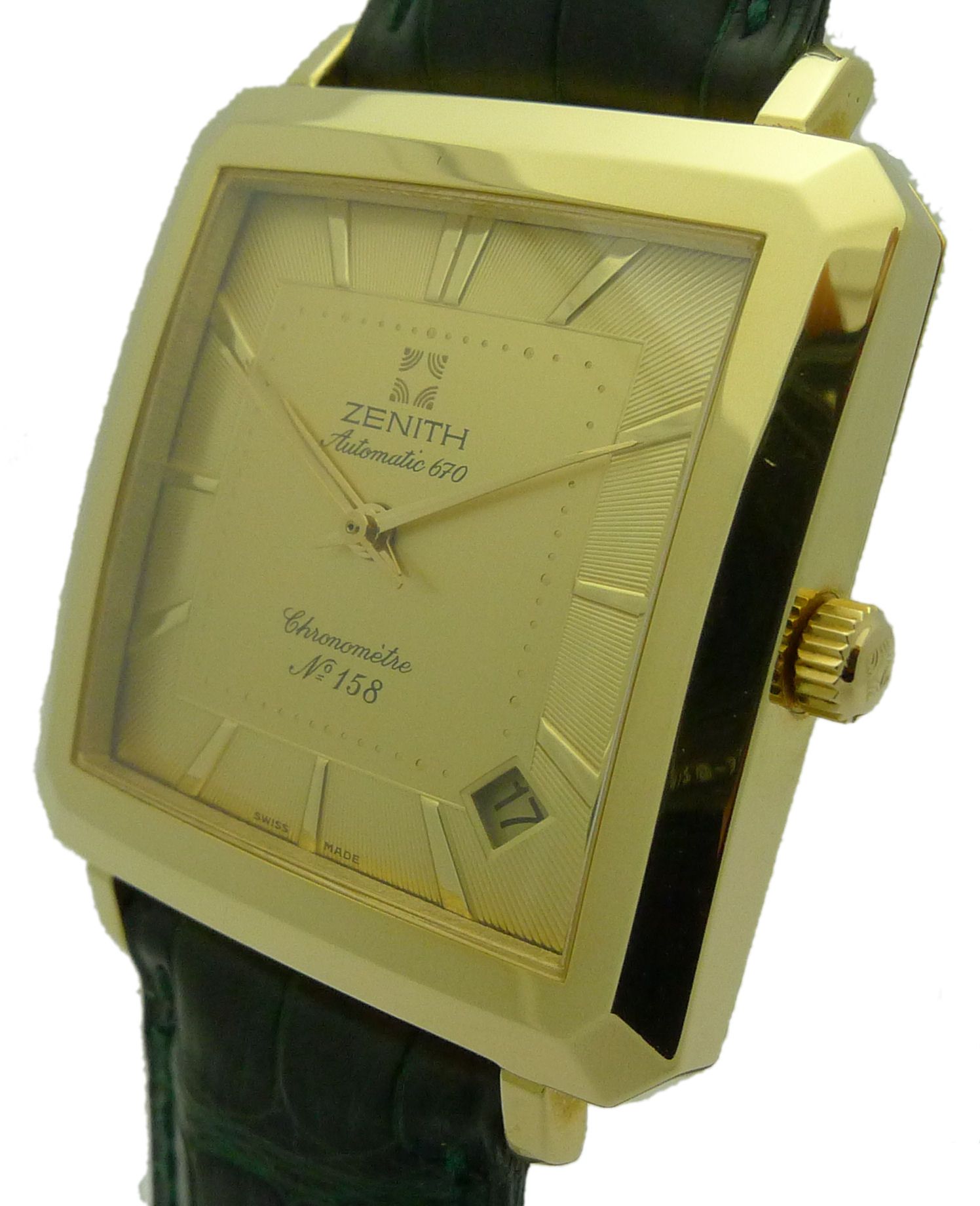 ZENITH AUTOMATIC 670 HERRENARMBANDUHR 18KT GOLD   LIMITIERT NUR 750