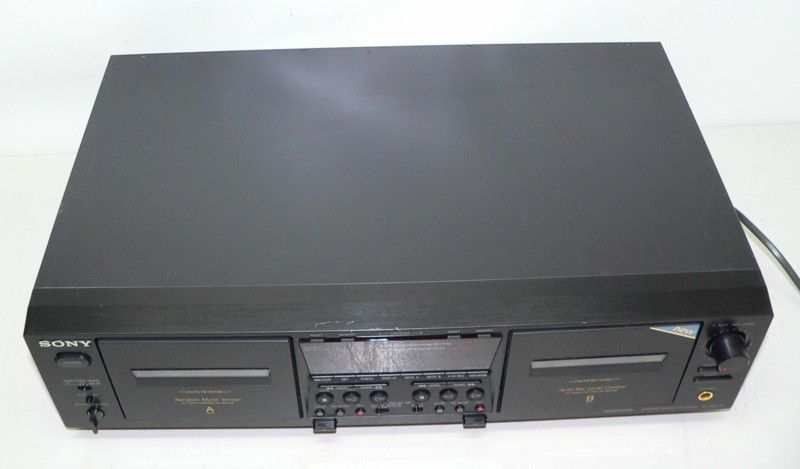 SONY TC WE 675 Stereo Cassette TAPE Deck Doppeltapedeck mit