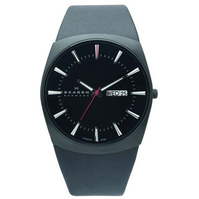 Skagen 696XLTBLB Slimline Titan Herrenuhr