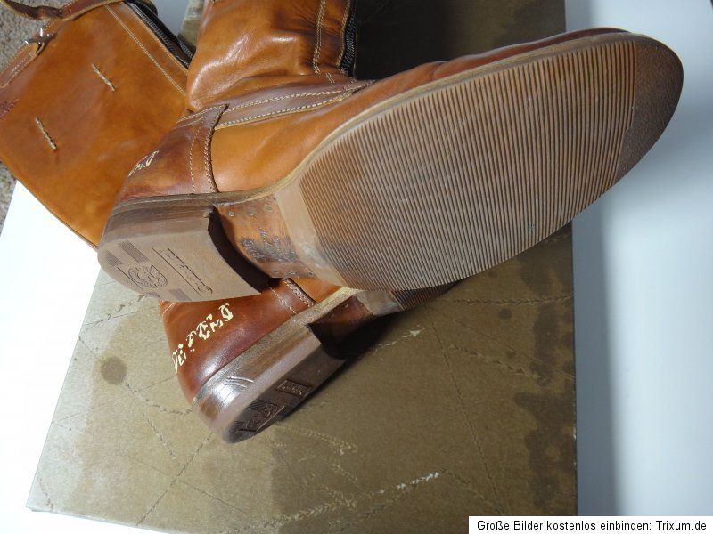 La Martina coole Stiefel in Congac & Stitching Gr. 38 Top