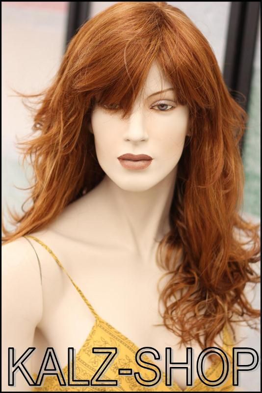 Wig Wigs Neu Zweithaar Perücke PL 699 05 rotmix ca. 60cm