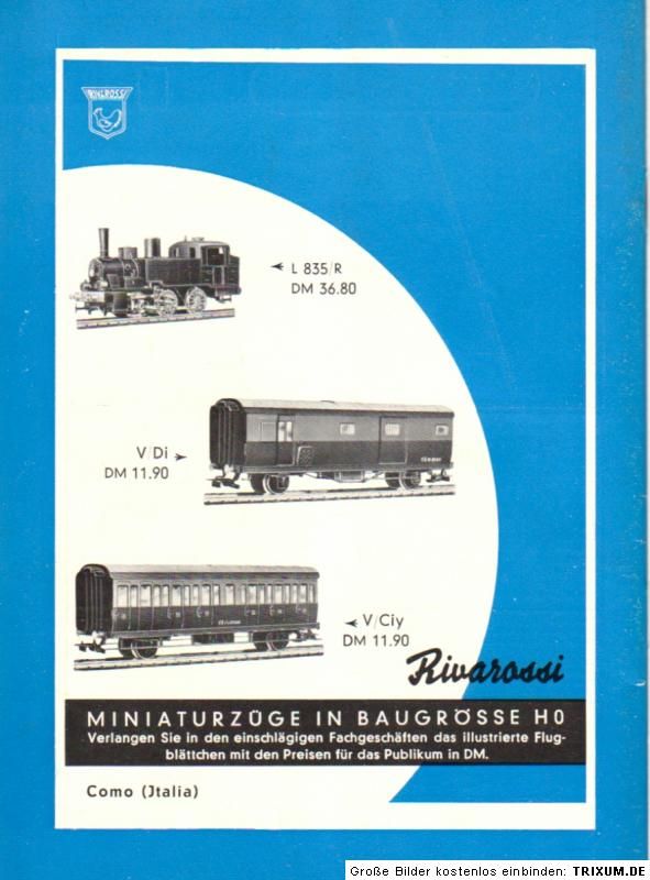 Miniaturbahnen   MIBA VERLAG   Nr. 3 BAND VIII v. 1956