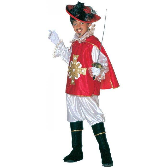 MUSKETIER KINDER KOSTÜM Karneval Fasching Mittelalter Kinderkostüm