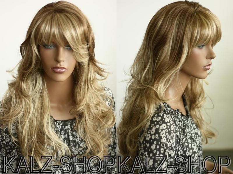 Wig Wigs Neu Zweithaar Perücke PL 715 27 blondmix 65 cm