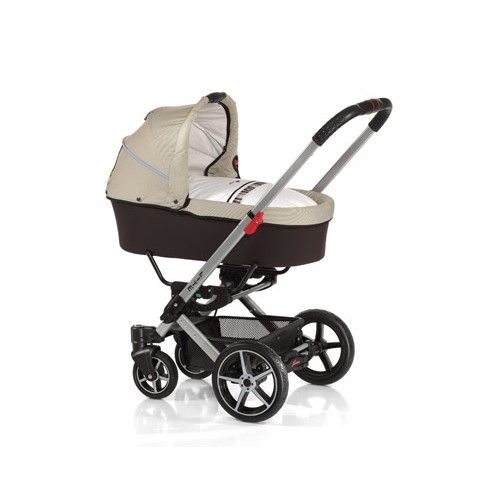 Hartan Lite XL Kinderwagen + Wanne 713 Karo braun 2011