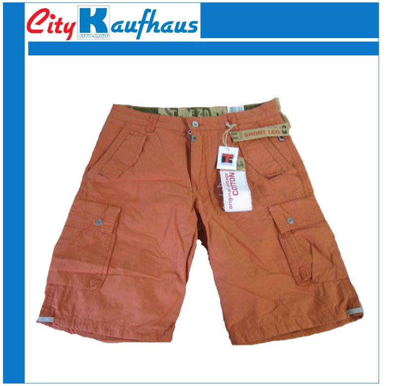 TIMEZONE Trend Cargo Shorts Maurizio 724 orange NEUWARE