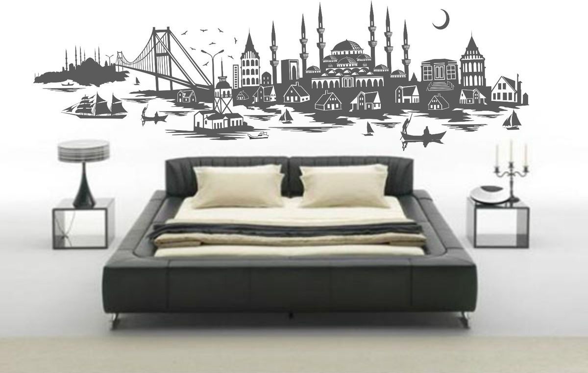 , Skyline, Wandaufkleber, Wandtattoo,istanbul fenerbahce z 714