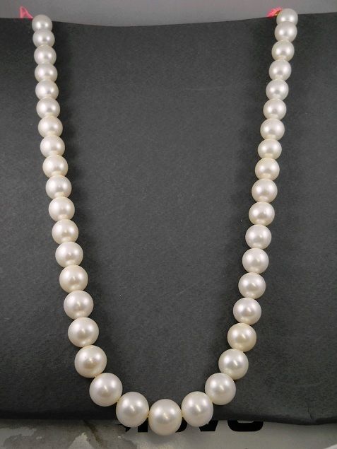 UNA COLLANA VERE PERLE COLTIVATE 11,5/13mm 44/45cm PEARL NECKLACE