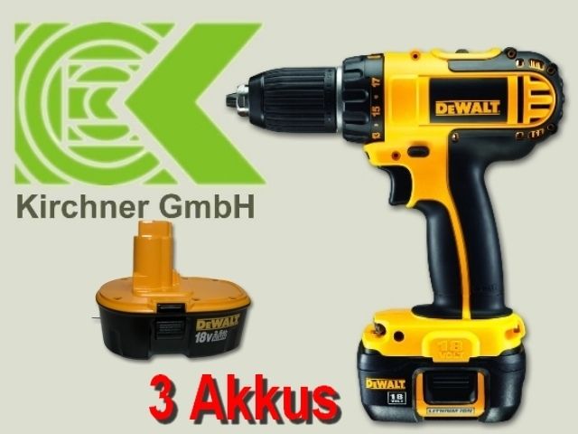 Dewalt Akkubohrschrauber DC722KL Akkuschrauber Li Ionen 18 V *NEU* 3