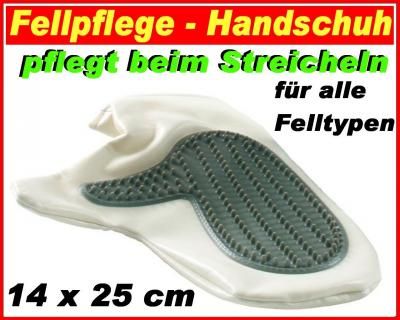 Fellpflege Handschuh Bürste Hunde Katzen Kamm Fell Striegel