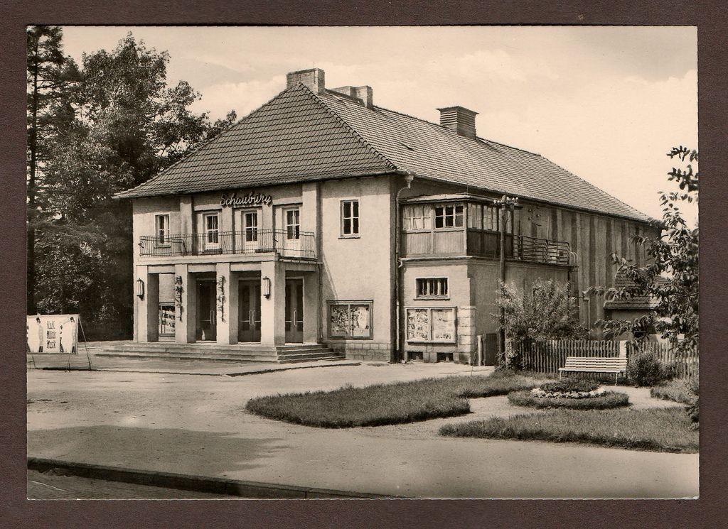 AK Niesky Oberlausitz Schauburg Lichtspiele 1964 gelaufen