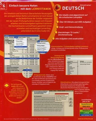 Deutsch 5./6. Kl. Lernsoftware Cornelsen bessere Noten