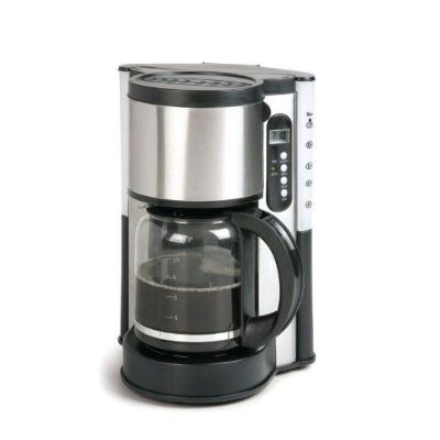 DOMO 417KT Kaffeemaschine mit Timerfunktion für 12 Tassen