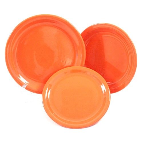 Teller Suppeneteller Pastateller 21,5cm orange Keramik