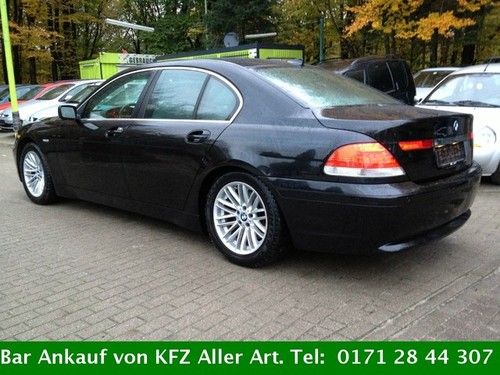 BMW 745i mit Gas°Heckrollos°GSHD°Massage°Leder Grau