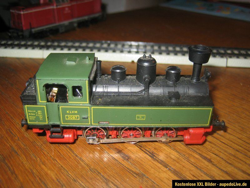 Märklin H0 Dampflok 3087 KLVM grün Topp