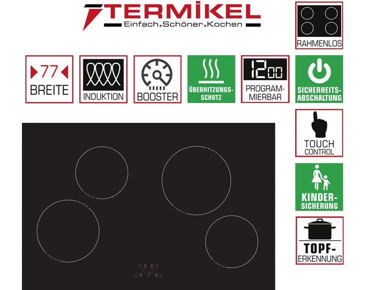 TERMIKEL KFI 7300 AUTARK INDUKTION KOCHFELD BOOSTER INDUKTIONSKOCHFELD