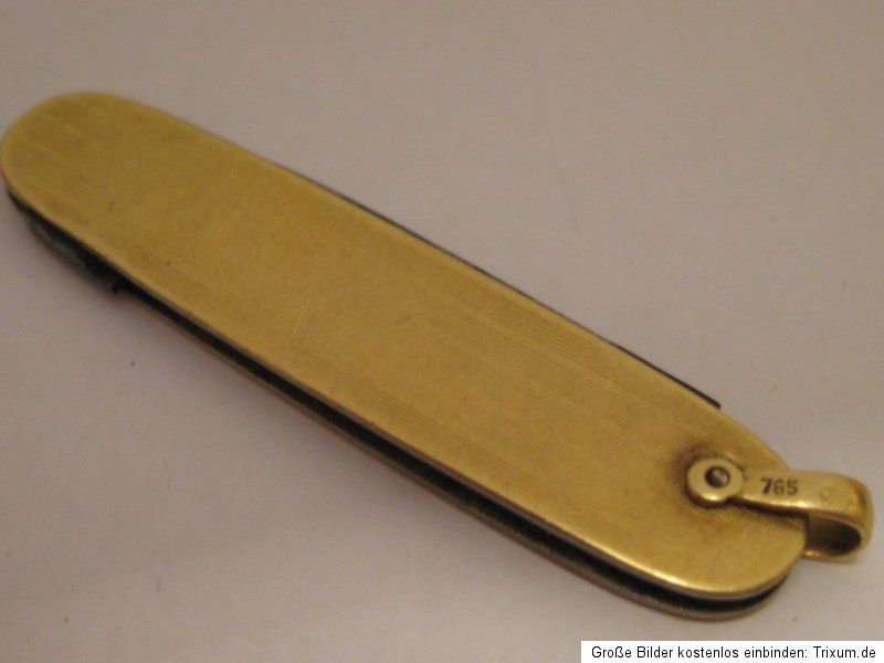 ALTER SOLINGEN TASCHENMESSER 765ER ECHTGOLD (19kT.)SELTEN