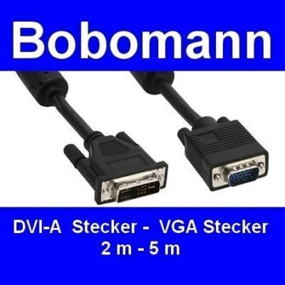 3m Monitor Kabel DVI A + 15 Pol HD VGA Stecker TFT,Laptop