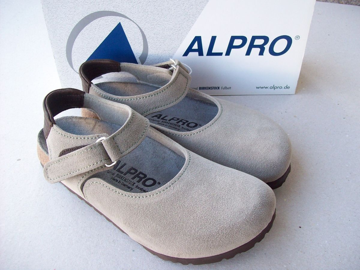 Original Birkenstock Fußbett Schuhe Gr.39 Alpro Clog taupe NEU A765