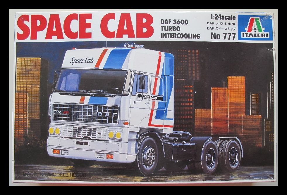 Italeri 777 124 Space Cab DAF 3600 Turbo Intercooling