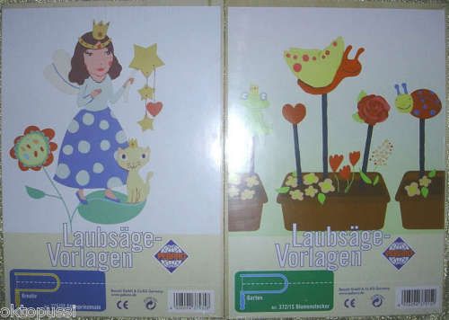 LAUBSÄGE VORLAGEN ELFENPRINZESSIN   BLUMENSTECKER 1QM=EURO 120,17