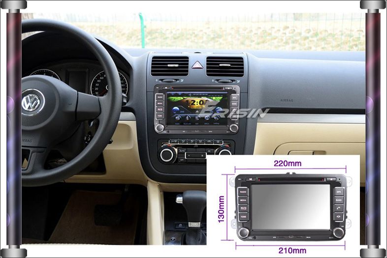 VW Autoradio & Navigation Navi mit DVB T USB SD iPod Bluetooth DUAL