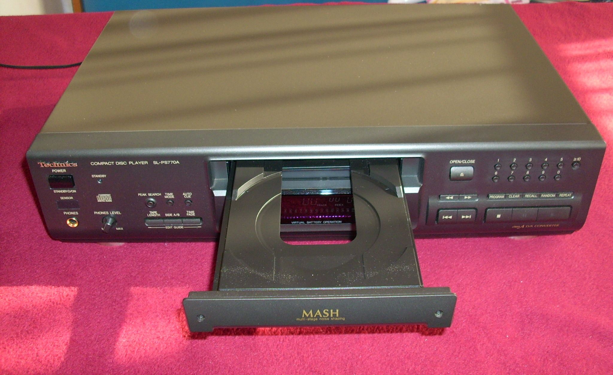 TECHNICS SL PS770A High End CD Player, defekt