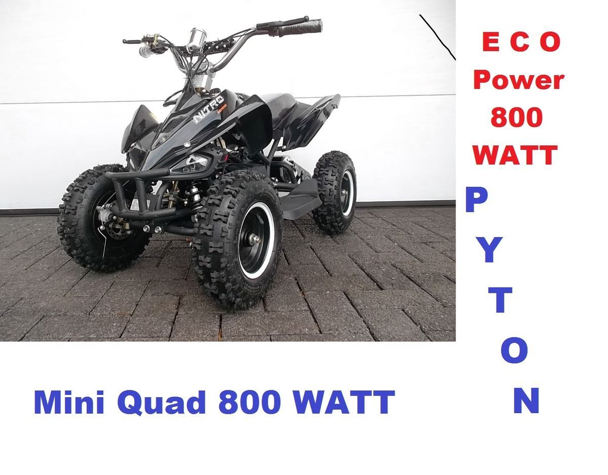 Quad Kinder Mini Quad Pocketbike Pocket Bike ECO Quad 800 WATT