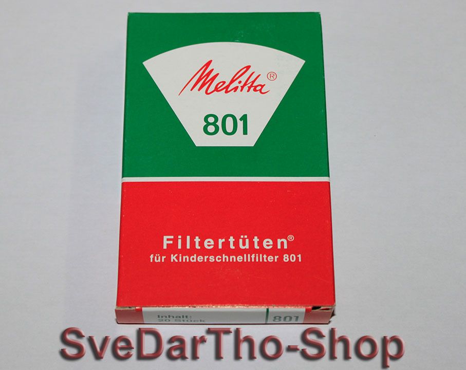 Melitta Filtertueten 801 Kinderfiltertueten Kaffeefilter