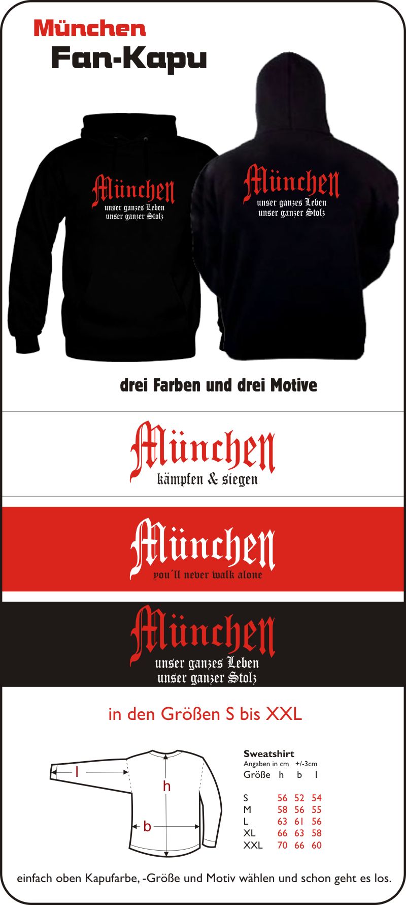 FanKapu München Fan Fanshirt Ultras Hooded