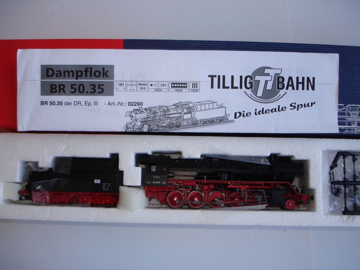 BR 50 35 Reko der DR Ep III von Tillig 02290 OVP mit Beschreibung