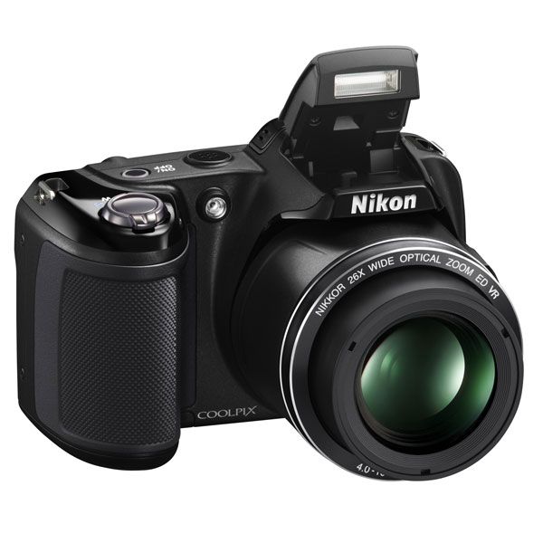 Nikon Digitalkamera Coolpix L810 Schwarz, 16 Mega Pixel, 26x opt Zoom