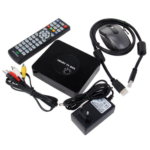 Google Android 4.0 1080P WiFi Internet TV Box Cortex A9 1.4GMHz Media