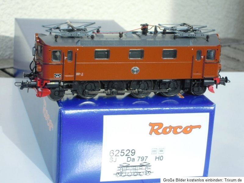 Roco 62529 Altbau Stangen Elektrolokomotive Da der SJ mit DSS,Neu in