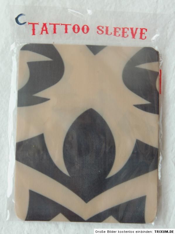 FAKE Tattoo Arm Strumpf Armtattoo Tattooärmel Regenwald Ornamente