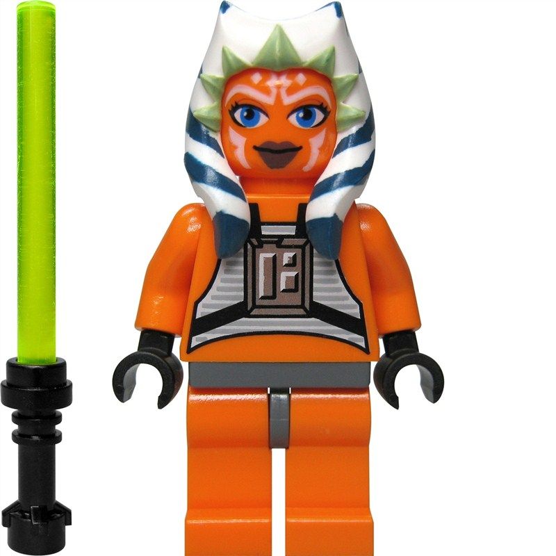 LEGO Star Wars Custom Figur Ahsoka Tano oranger Pilotenanzug