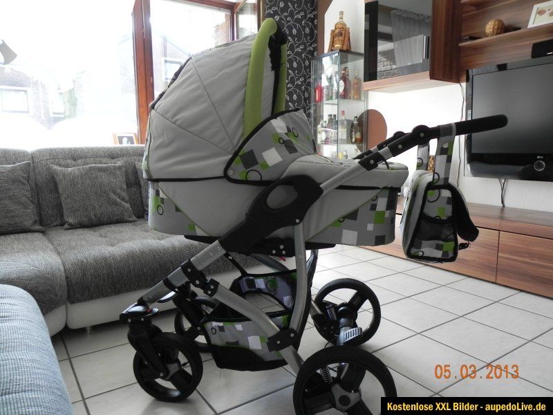 Wunderschöner Kombi Kinderwagen Set 3in1 El Jot Vesper