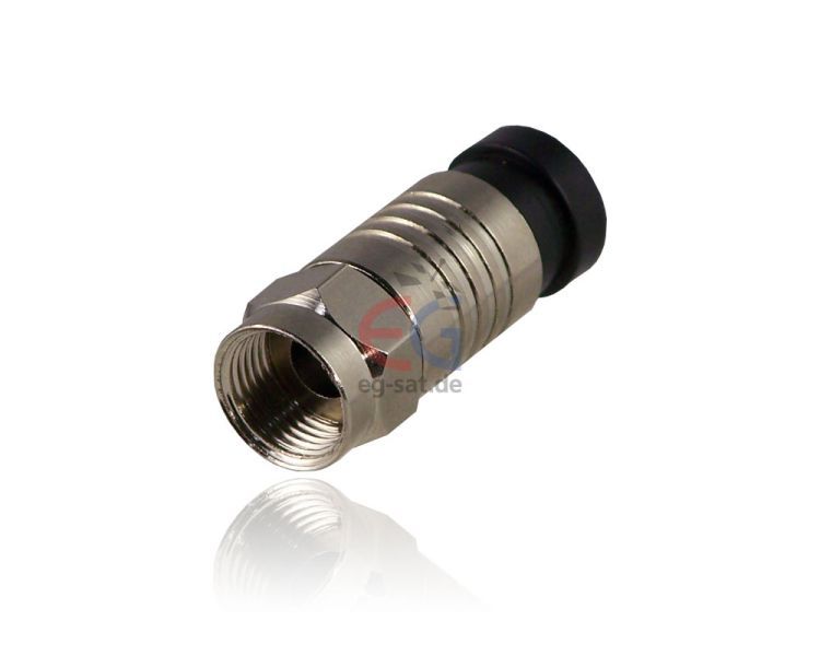 100 x Kompressions F Stecker 7mm (0,3995€ pro Stk)