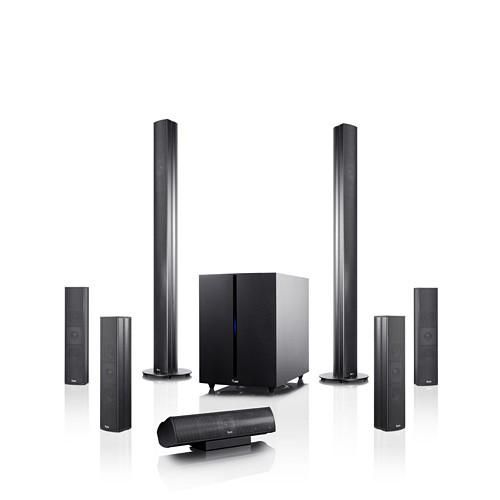 Teufel Columa 300 7.1 Set M Schwarz Säulen/Satelliten Heimkino Set