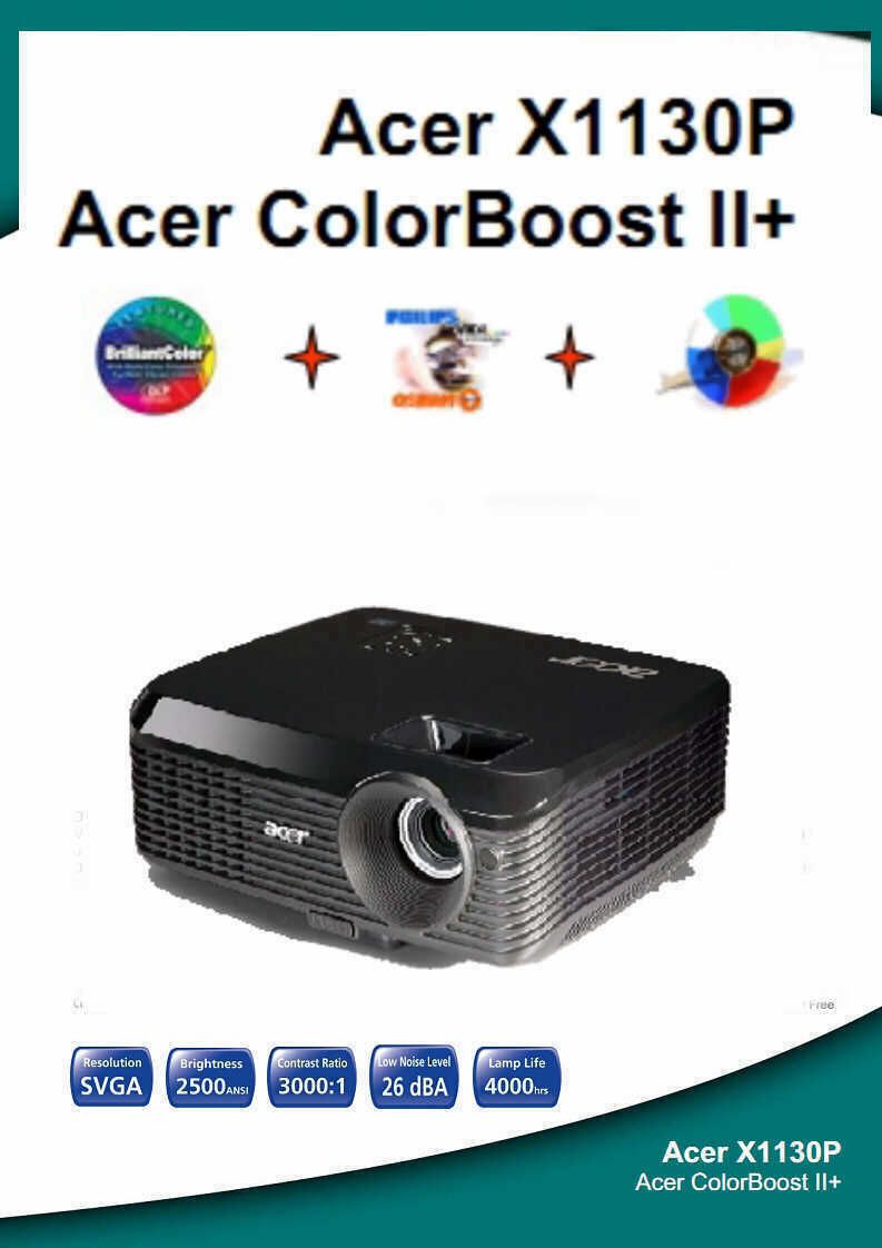 ACER X1130P DLP BEAMER / NEUE LAMPE/ ZUSTAND WIE NEU