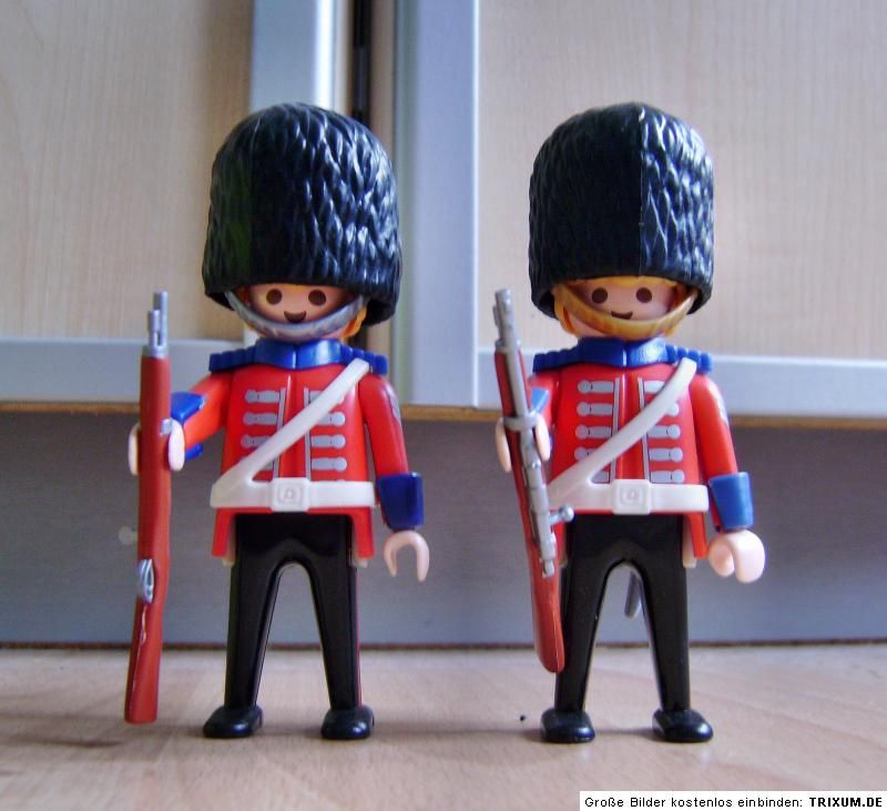 Playmobil 2x Royal Guard Wache UK Sonderfiguren