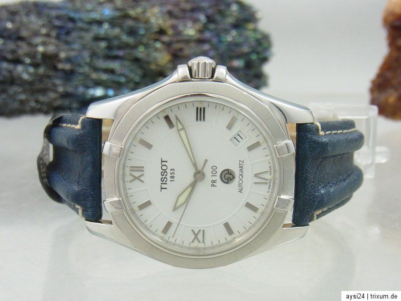 TISSOT PR 100 AUTOQUARTZ SAPHIR GLAS GLASBODEN HERRENUHR P680/780